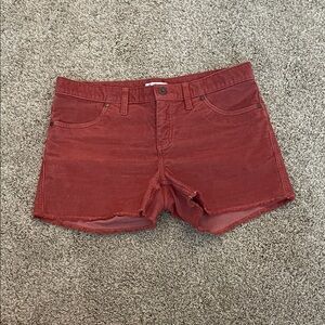 Carve Designs Burnt Orange Denim Cutoff Shorts